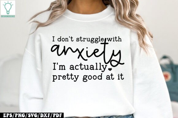Anxiety Quote SVG PVG: A Designer’s Take on Mental Health Embroidery