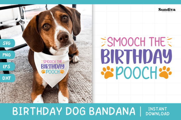 Cute Birthday Dog Bandana Quote SVG 2 Review for Real Projects