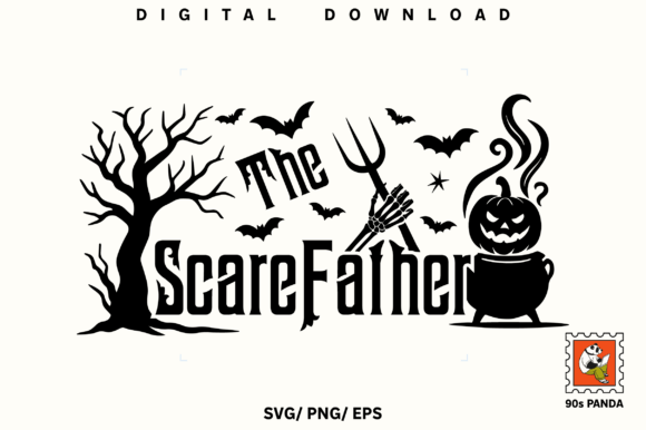 The ScareFather Horror Quote SVG: A Bold Statement for Craft Projects